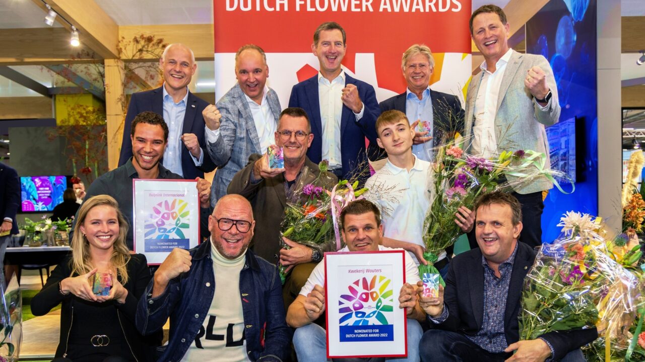 Zentoo, Kwekerij Wouters en Buijnink Internacional trotse winnaars Dutch Flower Awards 2022